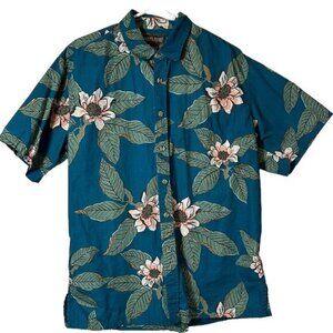 Mens Hawaiian Shirt Cooke Street Original Island Wear Shirt Size Large #0502